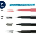 thumbnail image 3 of Faber-Castell Pitt Artist Pen Wallet – Hand Lettering – 4 Pens, Beginner Pen Set for Adults, 3 of 7