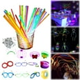 thumbnail image 1 of Jkkant Glow Sticks Party Pack, 100-Count Multicolor Light Sticks for Kids Adults, Nighttime Events Festivals Birthdays Concerts, 1 of 9