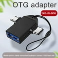 Riohave 2in1 OTG USB 3.0 Female to USB 3.1 Type C & MicroB Male