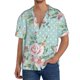 thumbnail image 1 of Fotbe Vintage Floral Camisa Estampada de Manga Corta para Hombre, Casual de Verano, Estilo Playero, Sin Arrugas-Large, 1 of 5