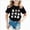 Girls Halloween T-Shirts A97-Black, variant on 150 Halloween Girls Short Sleeves Halloween Clothes For Girls Fall Shirts For Girls Shirts For Girls