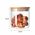 thumbnail image 2 of Glass Kitchen Storage Canister Large Capacity Storage Jar for Food Storage Organization, 2 of 2