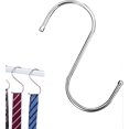 thumbnail image 4 of S-Hooks for Closet - Stainless Steel Heavy-Duty Clothing Hangers, Versatile Kitchen and Home Organizers, Large Size, 4 of 5