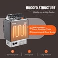 thumbnail image 3 of Electric Sauna Heater 4.5KW 220V Built-In Controls with 3h Timer Adjustable Temperature Up to 210 Cu Ft Capacity For Home Hotel Spa & Shower Use, 3 of 6