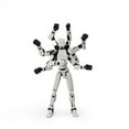 thumbnail image 6 of Lucky Robot 13 Action Figure, 3d Printed Toys Multi-Jointed Movable, T 13 Lucky Robo Dummy Nova 13 Action Figures-High Quality,Creative Assembly And Decompression Toys White, 6 of 7