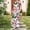 Multicolor a2, variant on Spazoro Girls Maxi Dress with Pockets, A-Line Short Sleeve Love Print Crew Neck Casual Summer Dresses for Girls Pink Size 9