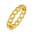 thumbnail image 2 of Pure Collection by Ross-Simons Italian 14kt Yellow Gold Curb-Link Ring, Women's, Adult, 2 of 6
