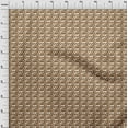 thumbnail image 4 of oneOone Silk Tabby Brown Fabric Abstract Sewing Material Print Fabric By The Yard 42 Inch Wide, 4 of 4