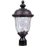 Maxim Carriage House VX One Light 19-Inch Outdoor Post Light - Oriental Bronze - 40426WGOB