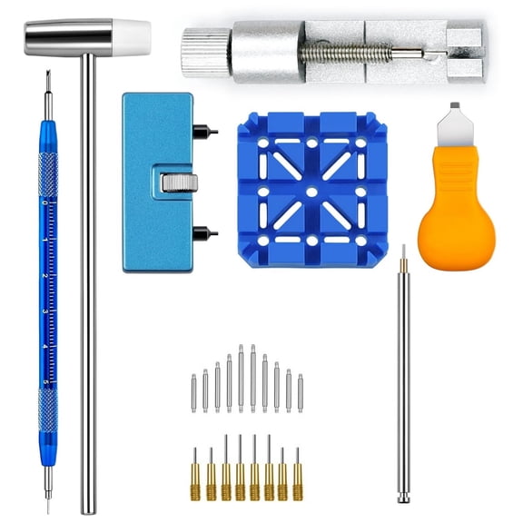 Guerkuk Watch Repair Tool Kit for Battery Replacement and Strap Adjustment