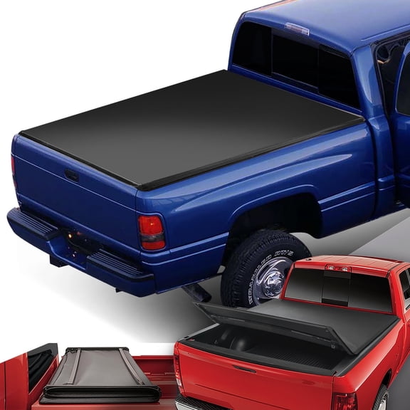 DNA Motoring For 94-02 Dodge Ram Truck 6.5' Bed Tri-Fold Adjustable Soft Trunk Tonneau Cover