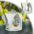 thumbnail image 2 of TIELUTT Winter Hanging Bird Feeders and Outdoor Hanging Bird Feeders Suitable For Feeder for Apartment Balcony Metal Squirrel Proof Feeders Large Cage for Birds Feeder Large Capacity Easy String Ligh, 2 of 5