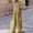 Yellow, variant on JFGHDG Linen Sets for Women Casual Lounge Sets Wide Leg Pants Linen Lounge Sets for Women 2026 Resort Wear Linen Pant Set Linen Loungewear with Pocket Short Sleeve Shirts Beach Travel Sets Blue L