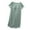 Green, variant on Utoimkio Short Sleeve Nightgowns for Women Plus Size Soft Cotton Sleepshirt Solid Color Crewneck Nightshirts Casual Loungewear for Women