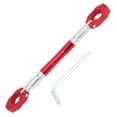 thumbnail image 1 of Anauto Attelle de Guidon de Moto Universelle Réglable 22mm Alliage d'Aluminium Renforcement Levier Barre Rouge, 1 of 4
