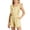 260Light Yellow469, variant on Girls Striped Romper With Ruffle Trim Cute Square Neck Playsuit Summer With Pockets Jumpsuit Sleeveless Leisure Kids Onesie