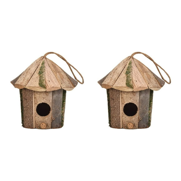 Yeacher Bird House for Outside,BirdHouses for Outside Clearance,Wooden Bluebird House Finch Cardinals Hanger Birdhouse Outdoor