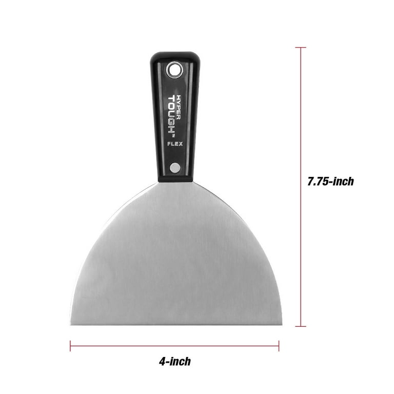 ハイパーナイフ6 Hyper Tough 6-Inch Flex Putty Knife Stainless Steel Flexible Blade