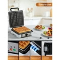 thumbnail image 4 of FOHERE 4 Slice Electric Waffle Maker, Non-Stick, 4 of 11