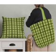 thumbnail image 5 of Soimoi Green Heavy Canvas Fabric Check Check Printed Fabric 1 Yard 58 Inch Wide, 5 of 5