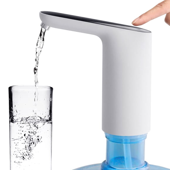Amdohai Water Bottle Pump for 5 Gallon Bottle Rechargeable Electric Water Dispenser Portable Automatic Drinking Water Jug Pump for Home Office Outdoor Activities