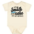 thumbnail image 3 of Inktastic Let Me Smash Cake Its My Birthday Boys Baby Bodysuit, 3 of 5
