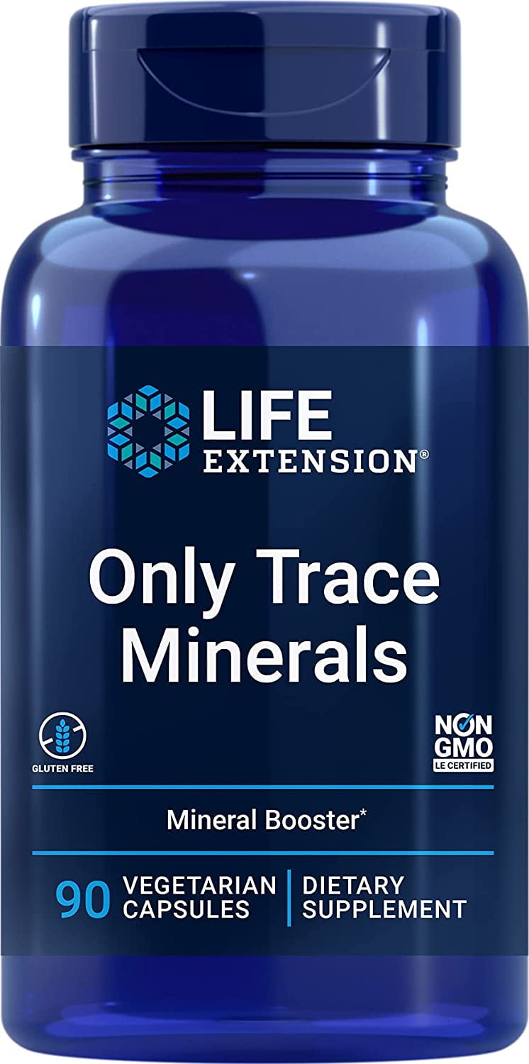 Suplemento Only Trace Minerals Una dosis diaria Zinc Cromo Boro y más ...