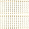 thumbnail image 6 of 30Pcs Stainless Steel Chain Extender 59mm Chain Extension Necklace Bracelet Extender Chain Pendant Anklet Chain Extenders Tails Chain for DIY Jewelry Making, 6 of 7