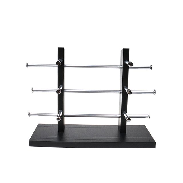 Wood Sunglass Display Stand Holder Organizer Black 3-Layer Zulema pantalla de gafas de sol