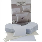 Wilton White Pillowbox Favor Kit, 50 Count