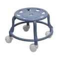 thumbnail image 2 of Taburete bajo con ruedas, taburete para tareas domésticas, pequeño y cómodo, soporte para polea para maceta, taburete para cambiar zapatos, asiento Gris Sunnimix Asiento bajo con ruedas, 2 of 8