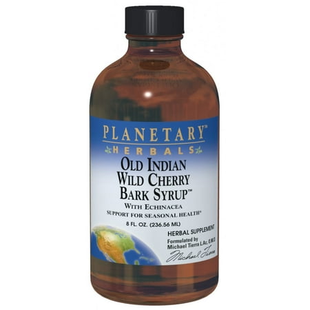 Planetary Herbals Echinacea - Planetary Herbals Old Indian Wild Cherry Bark Syrup 8 fl oz