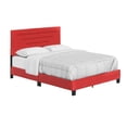 thumbnail image 3 of Boyd Sleep PBRD200QN Letitia Faux Leather Upholstered Platform Bed, 3 of 5