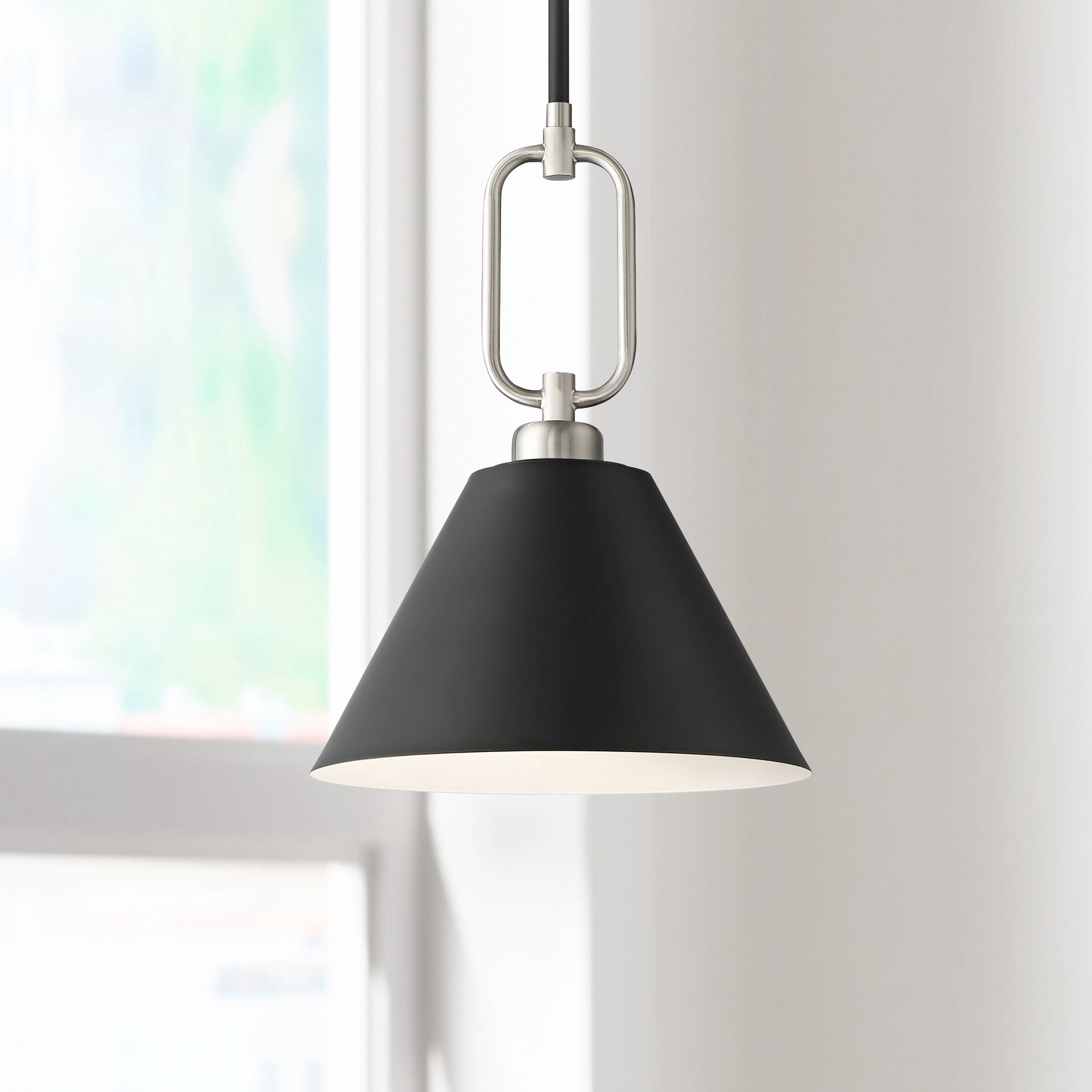 Stiffel Black Nickel Mini Pendant Light 