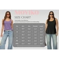 thumbnail image 7 of MOYIKO Women's Summer Tank Tops Pleated Square Neck Loose Fit Casual Flowy Tunic Sleeveless Shirts, 7 of 7