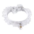 thumbnail image 1 of Pet Collar Lovely Adjustable Rhinestone Lace Pet Necklace Collar for Small Dogs, 1 of 8
