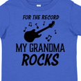 thumbnail image 4 of Inktastic For the Record My Grandma Rocks Boys or Girls Toddler T-Shirt, 4 of 5