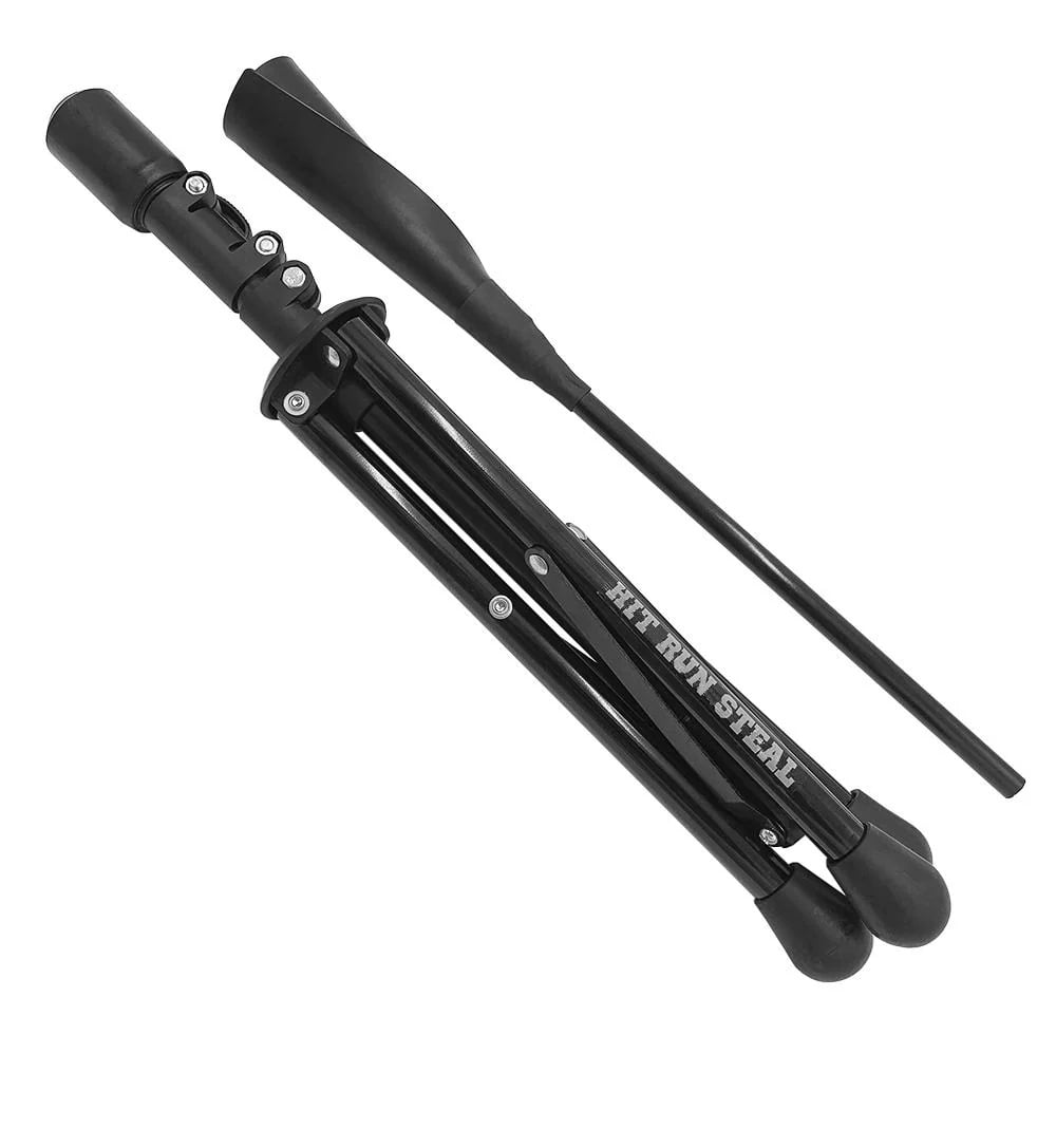 Hit Run Steal Heavy Duty Portable Softball and Baseball Batting Tee