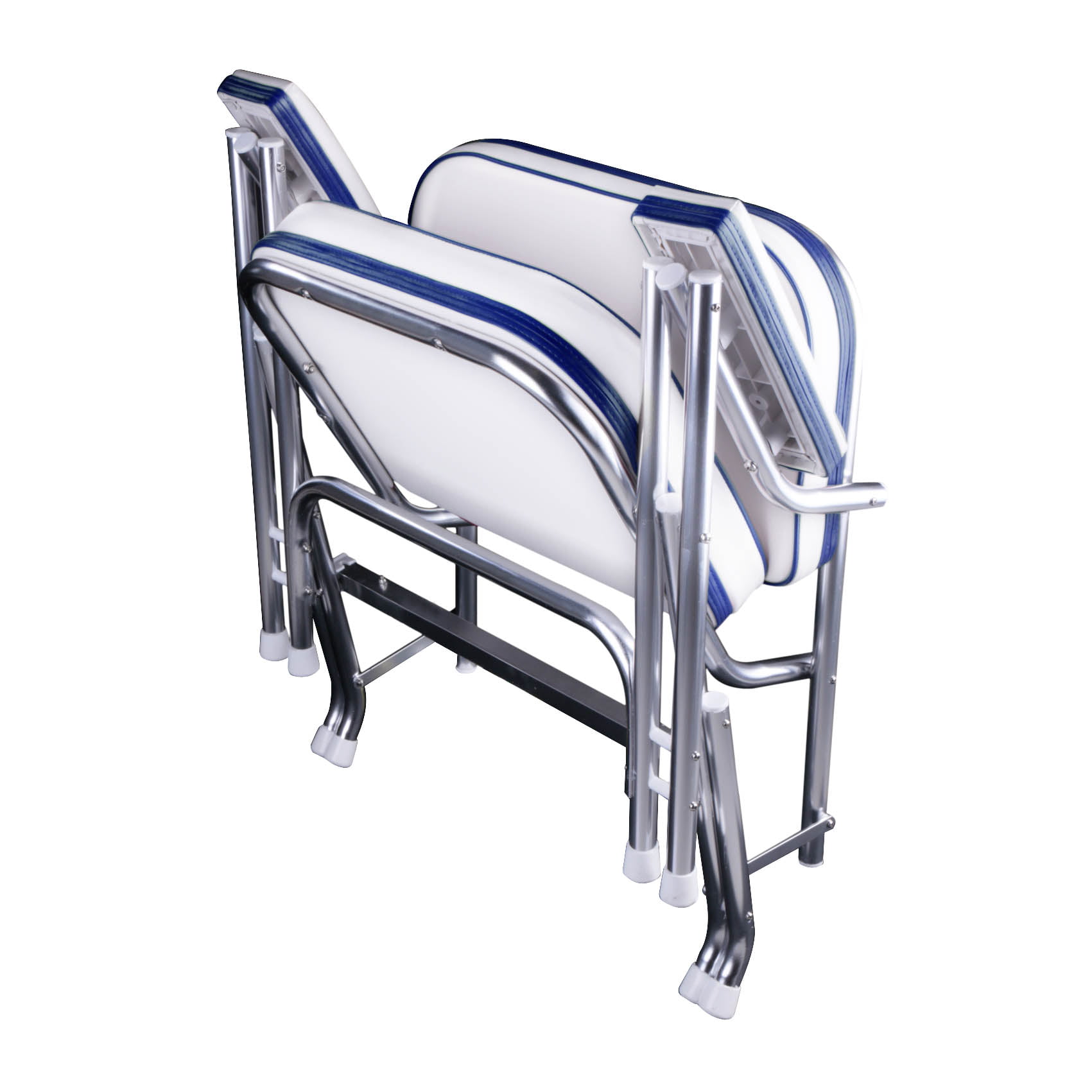 Leader Accessories Folding Deck Chair with Aluminum frame, armrests,Portable 