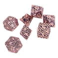 thumbnail image 4 of Dados de Metal 7 Piezas Juego de Dados con Patrón Grabado de Metal Hombres Mujeres Fiesta Mesa Divertidos Dados Poliédricos Accesorios para Juego de Cartas ANGGREK Otros, 4 of 8
