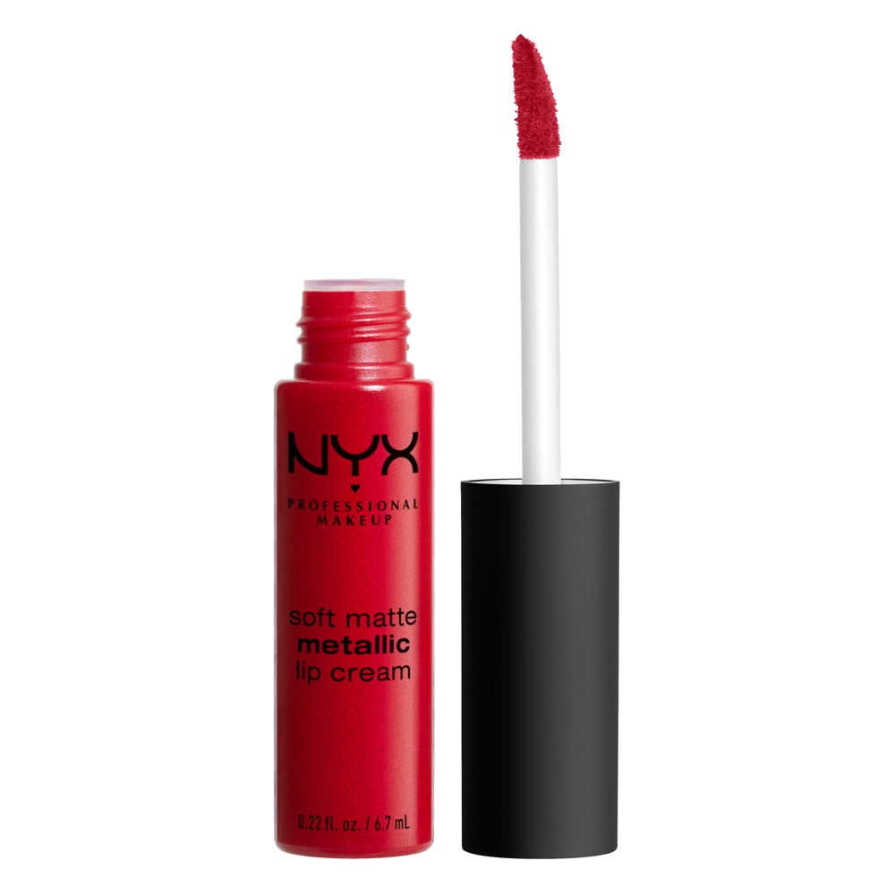 NYX Professional Makeup Soft Matte Metallic Lip Cream, Monte Carlo ...