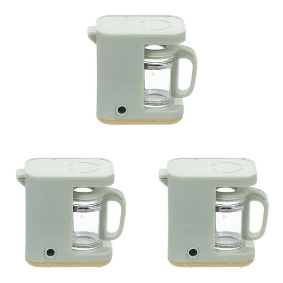 HIBIBUD Mini Compact Drip Coffee Maker with Brewing Basket Small Coffee Pot One Cup Brew Gift for Men and Women,3Pcs,Green