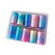 thumbnail image 1 of Guardurnaity Papel de aluminio para uñas ligero, pegatinas para uñas, decoración de papel de arte de alta resistencia, pegatinas de transferencia Arte de uñas Tipo 1 Guardurnaity CE003177-01, 1 of 6