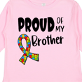 thumbnail image 4 of Inktastic Proud of My Brother Autism Awareness Puzzle Piece Ribbon Boys or Girls Long Sleeve Toddler T-Shirt, 4 of 5