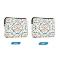 thumbnail image 7 of FORMRS 15-15.6 inch Laptop Sleeve Case Soft Carrying Quilted Computer Bag Cover, Green Geometric Pattern, 7 of 7