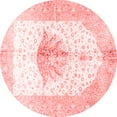 thumbnail image 1 of Ahgly Company Indoor Round Persian Red Traditional Area Rugs, 5' Round, 1 of 4
