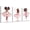no55, variant on Black Ballerina Wall Art Set of 3 Afro Ballerina Nursery Decor African American Canvas Pink Ballet Prints Black Girls Dancer Picture for Girls Room (Brown, 12x16inchx3 Pieces)