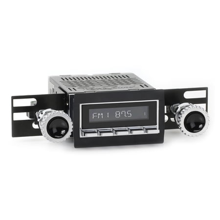 RetroRadio Compatible with 1960-63 Chevrolet C/K Series Truck Features Include Bluetooth, AUX, AM/FM LAC-M1-250-56-76C