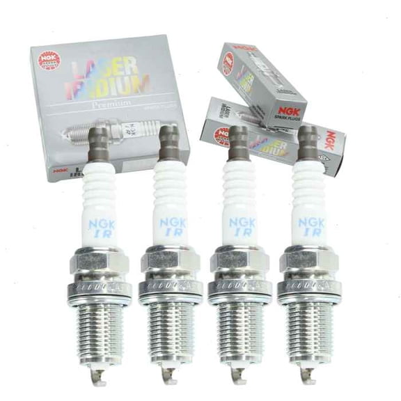 4 pc NGK Laser Iridium Spark Plugs compatible with Chevrolet Metro 1.3L L4 1998-2001