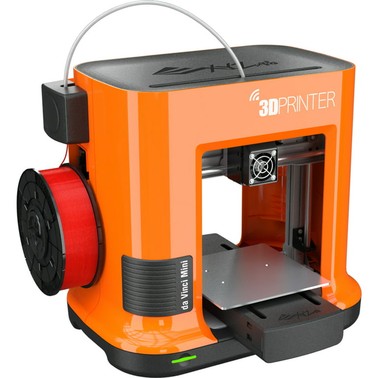 Spædbarn Illustrer papir DA Vinci mini wireless 3D Printer with free $14 filament - Walmart.com